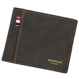 Men's Wallets Short Largecapacity Fashion Retro Tri-fold Bag Men's Wallet