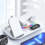 Magnetic Mobile Phone Wireless Charging Treasure 13 Wireless Four-in-one Watch Charging Power Bank