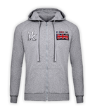 London England Hoodie Full Zip Up Pullover GB Union Jack Flag Sweatshirt Jumper